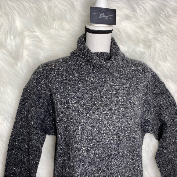 15. Vintage Express Tricot Chunky Wool Turtleneck Tunic 90s Sweater Size Large - Picture 4 of 15
